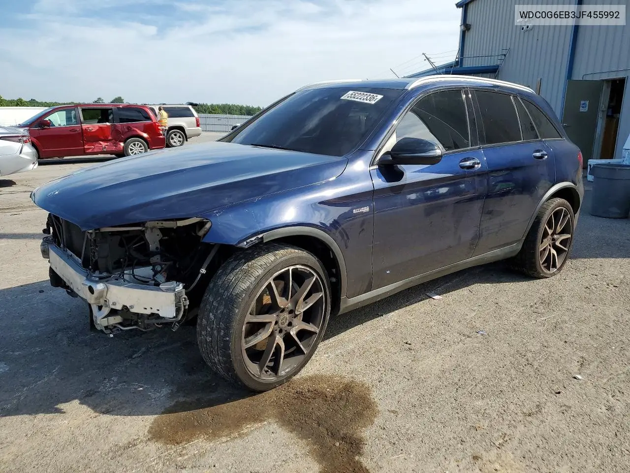 2018 Mercedes-Benz Glc 43 4Matic Amg VIN: WDC0G6EB3JF455992 Lot: 55222336