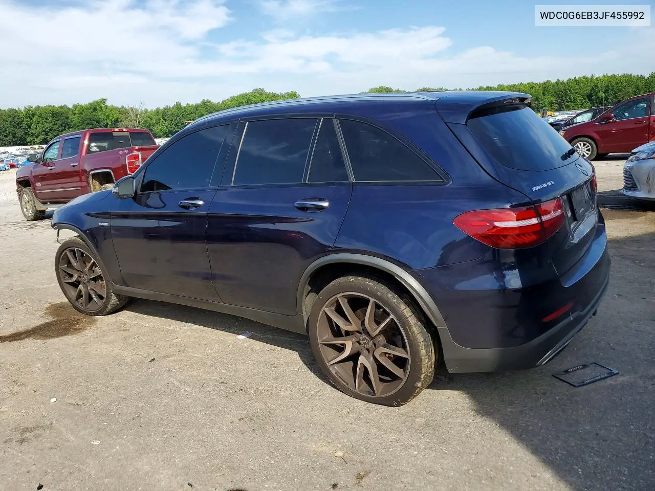 2018 Mercedes-Benz Glc 43 4Matic Amg VIN: WDC0G6EB3JF455992 Lot: 55222336