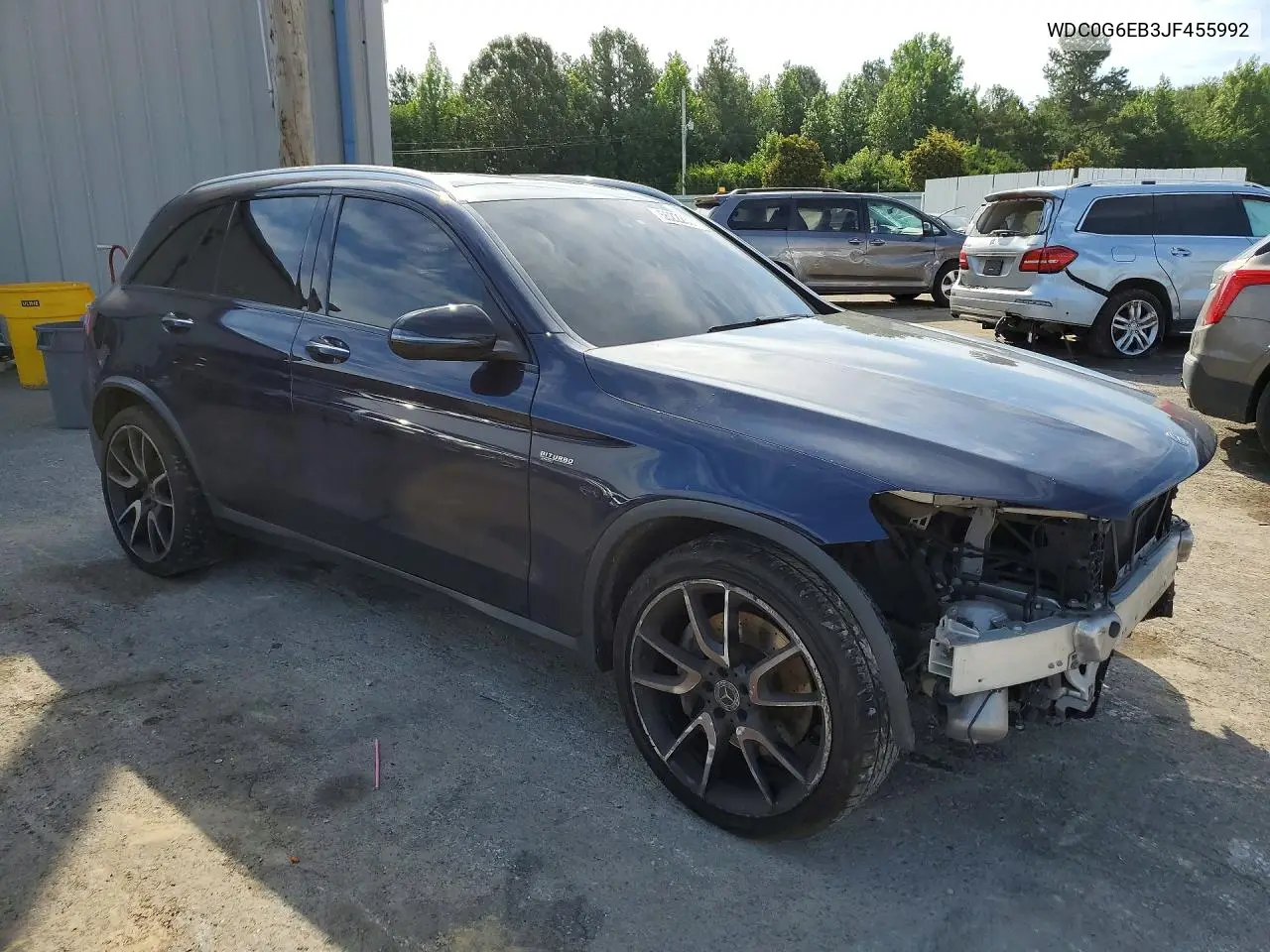 2018 Mercedes-Benz Glc 43 4Matic Amg VIN: WDC0G6EB3JF455992 Lot: 55222336