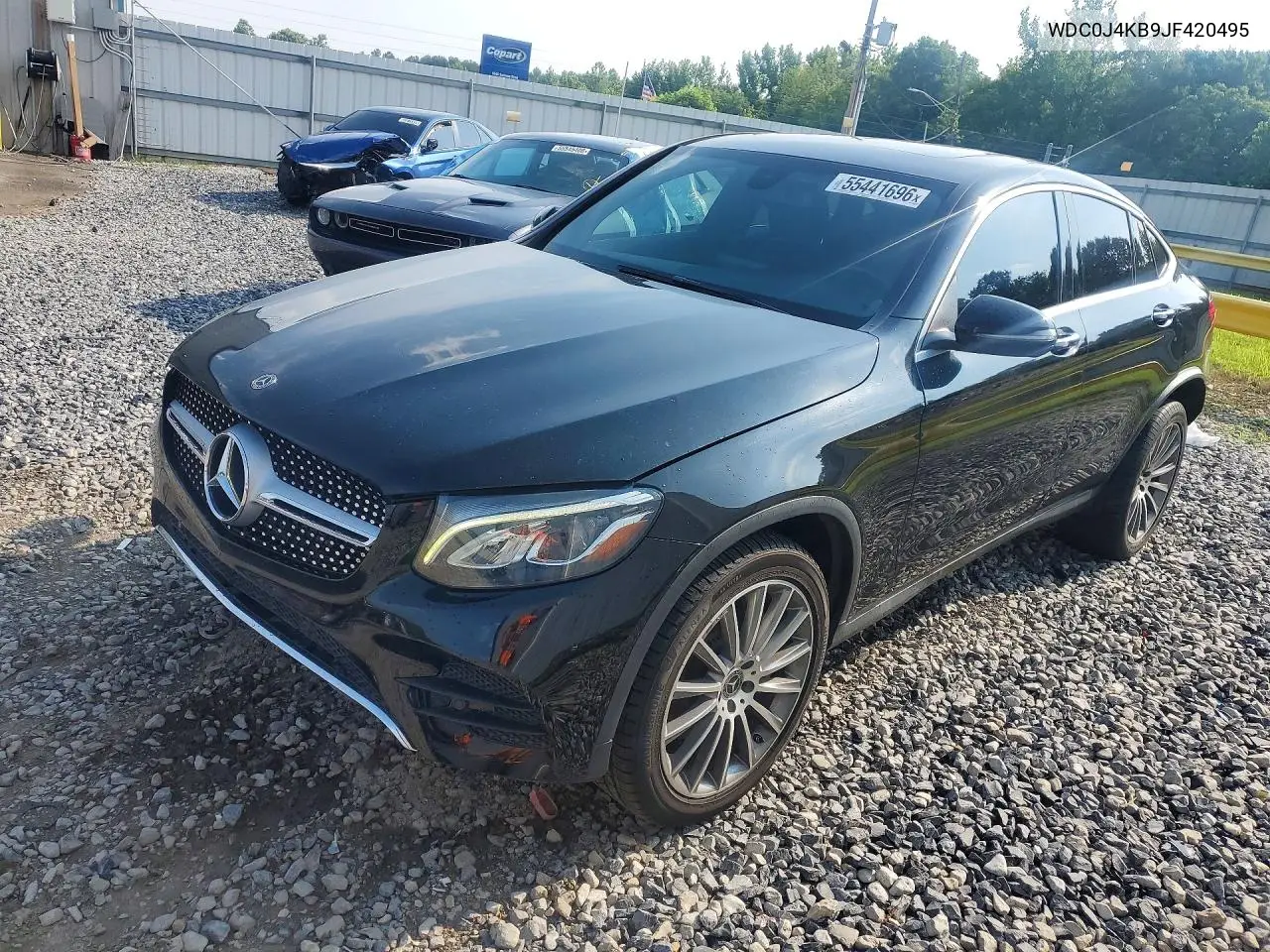 2018 Mercedes-Benz Glc Coupe 300 4Matic VIN: WDC0J4KB9JF420495 Lot: 55441696