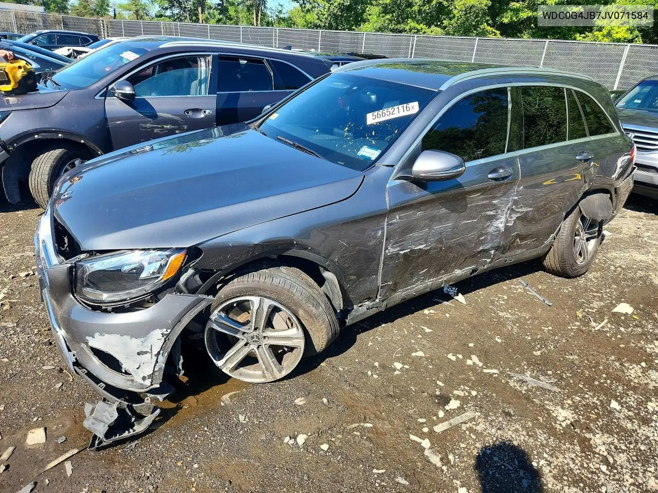 2018 Mercedes-Benz Glc 300 VIN: WDC0G4JB7JV071584 Lot: 56652116
