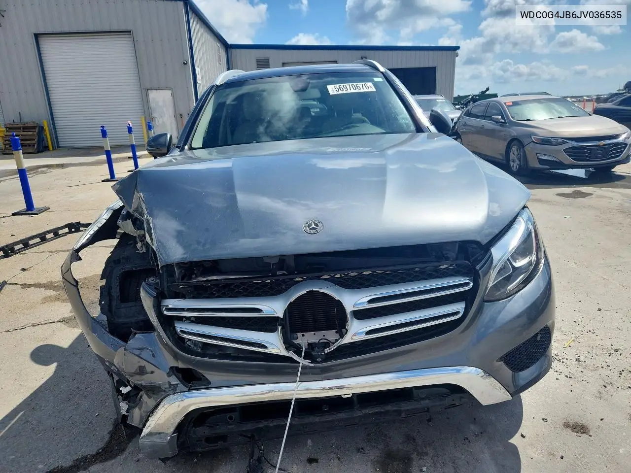 2018 Mercedes-Benz Glc 300 VIN: WDC0G4JB6JV036535 Lot: 56970676