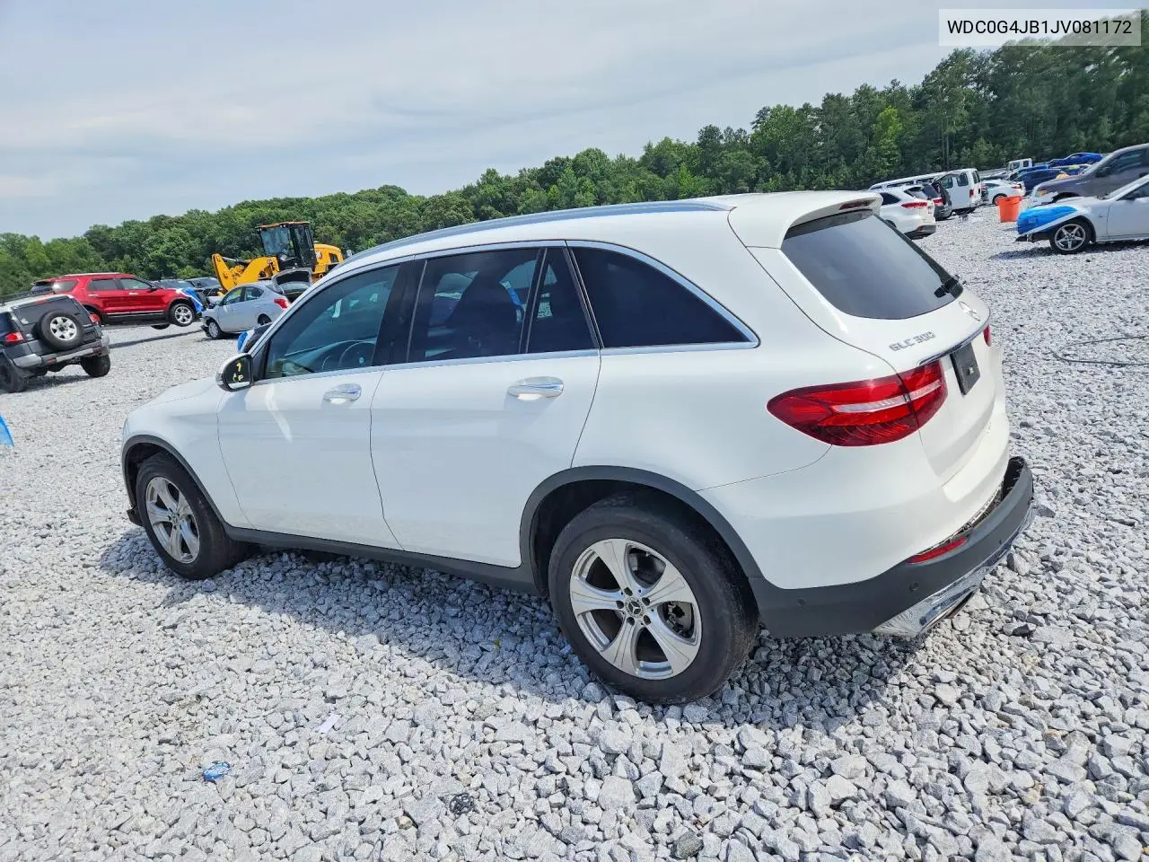 2018 Mercedes-Benz Glc 300 VIN: WDC0G4JB1JV081172 Lot: 57124076