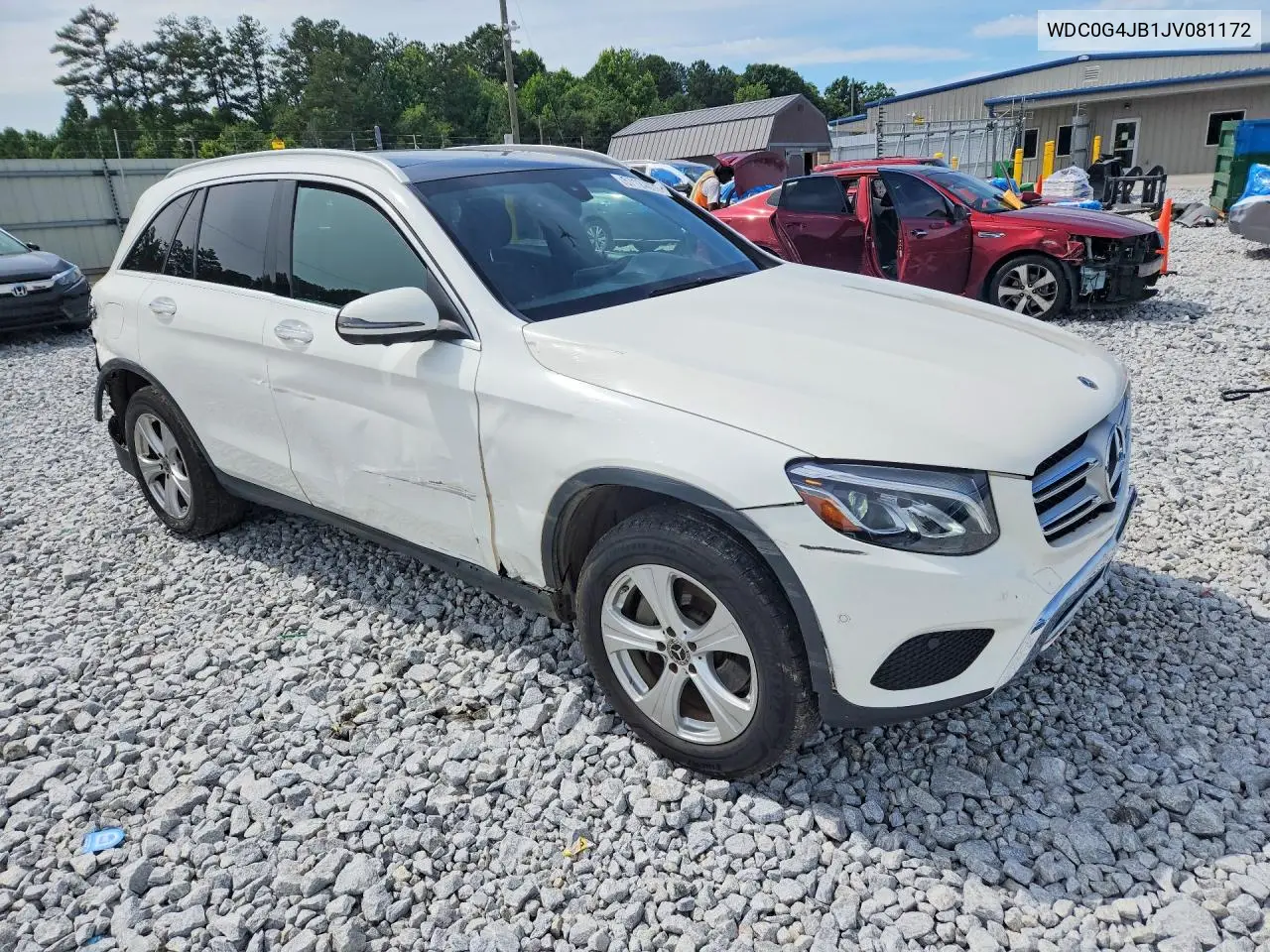 2018 Mercedes-Benz Glc 300 VIN: WDC0G4JB1JV081172 Lot: 57124076
