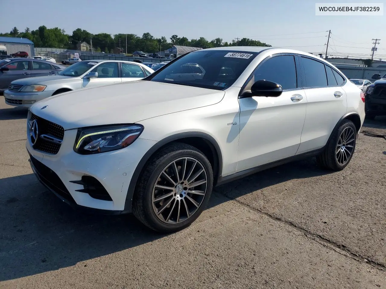 2018 Mercedes-Benz Glc Coupe 43 4Matic Amg VIN: WDC0J6EB4JF382259 Lot: 58774616