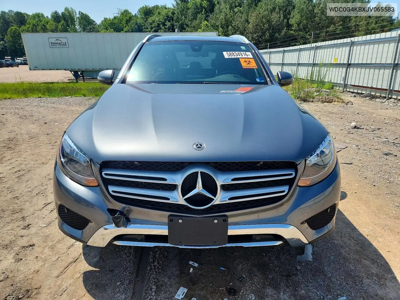 2018 Mercedes-Benz Glc 300 4Matic VIN: WDC0G4KBXJV065583 Lot: 58834916