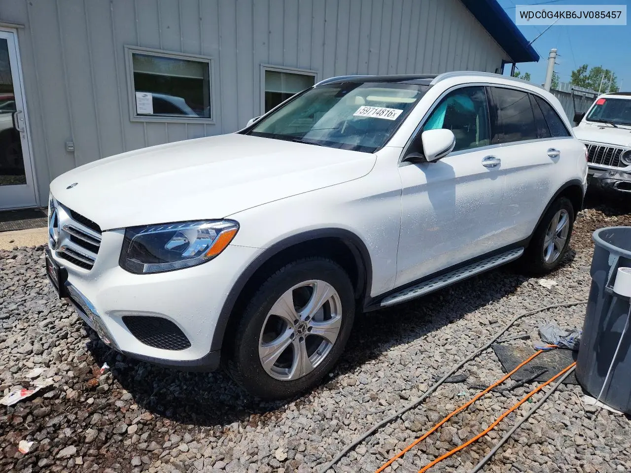 2018 Mercedes-Benz Glc 300 4Matic VIN: WDC0G4KB6JV085457 Lot: 59714816