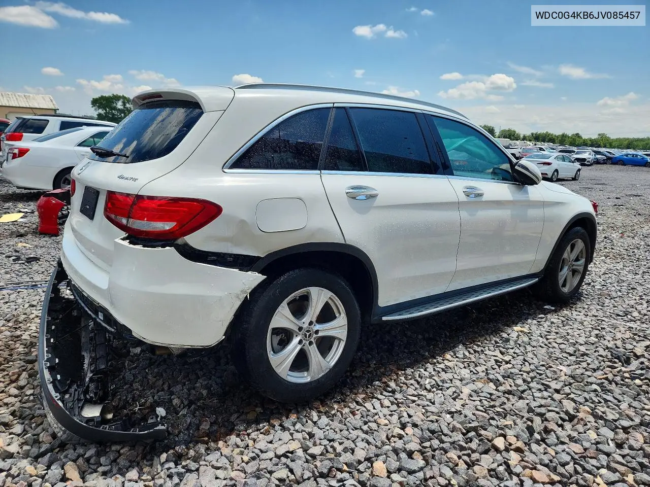 2018 Mercedes-Benz Glc 300 4Matic VIN: WDC0G4KB6JV085457 Lot: 59714816