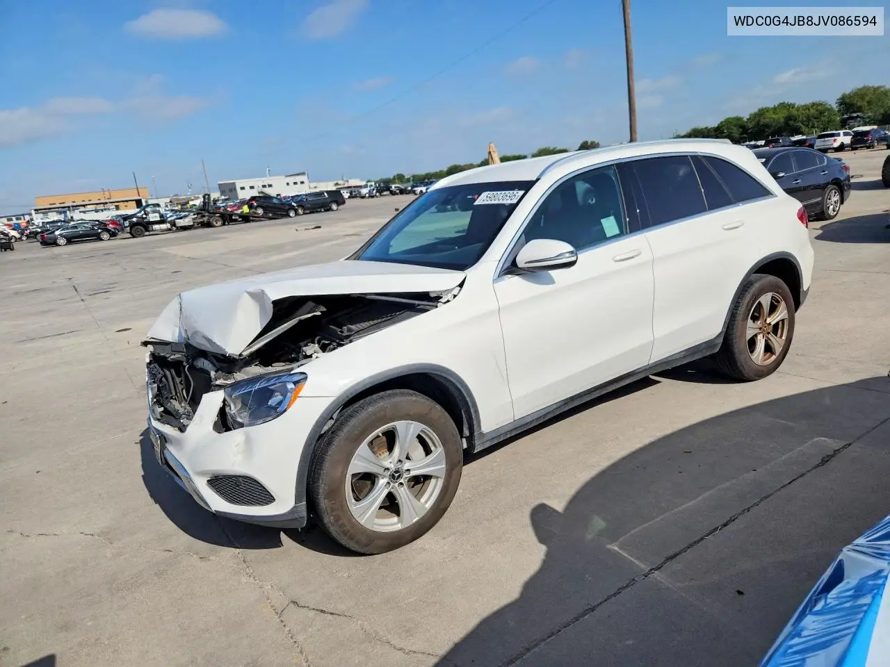 2018 Mercedes-Benz Glc 300 VIN: WDC0G4JB8JV086594 Lot: 59803696