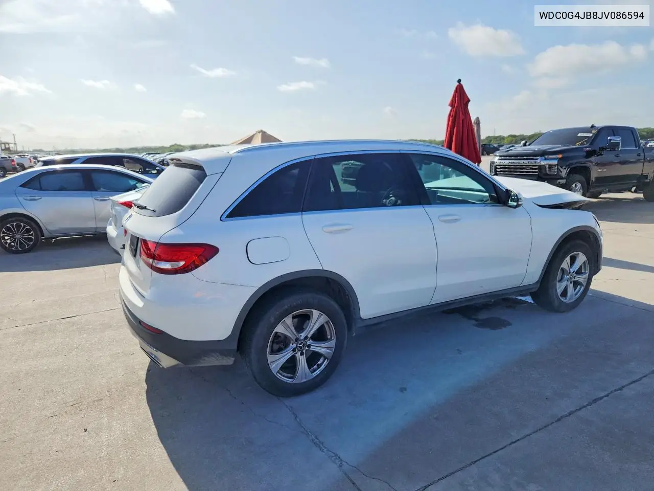 2018 Mercedes-Benz Glc 300 VIN: WDC0G4JB8JV086594 Lot: 59803696