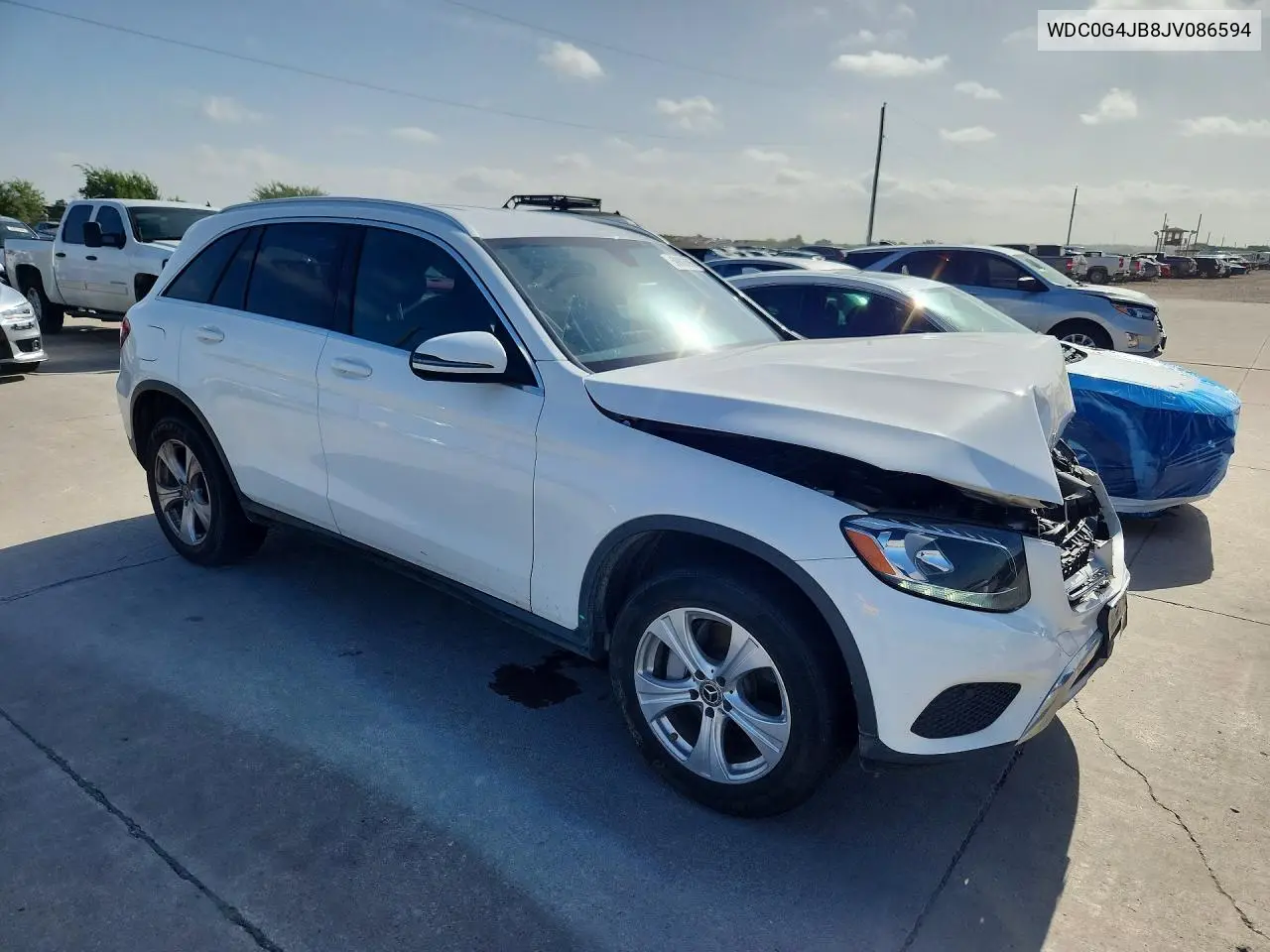 2018 Mercedes-Benz Glc 300 VIN: WDC0G4JB8JV086594 Lot: 59803696
