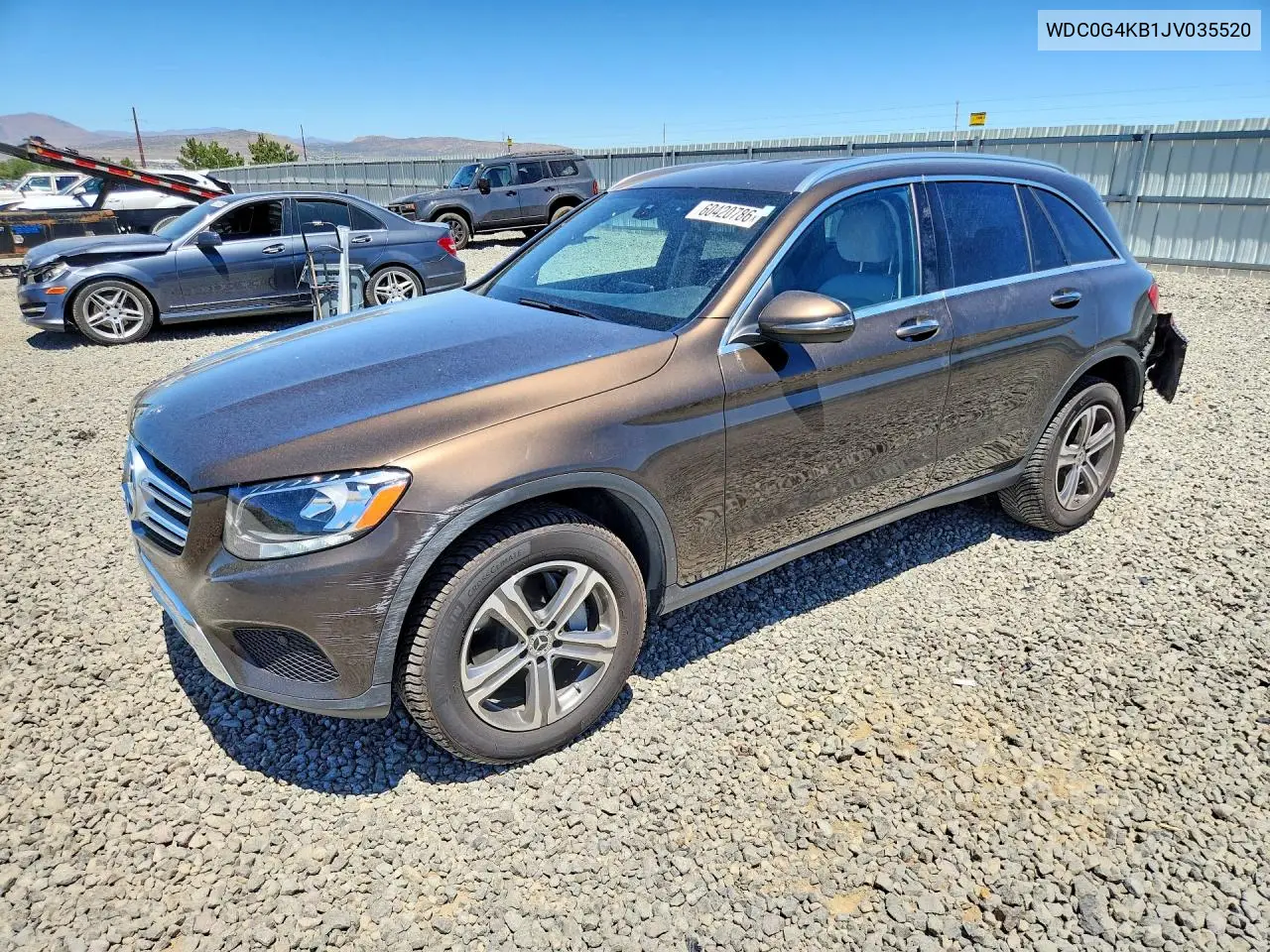 2018 Mercedes-Benz Glc 300 4Matic VIN: WDC0G4KB1JV035520 Lot: 60420786