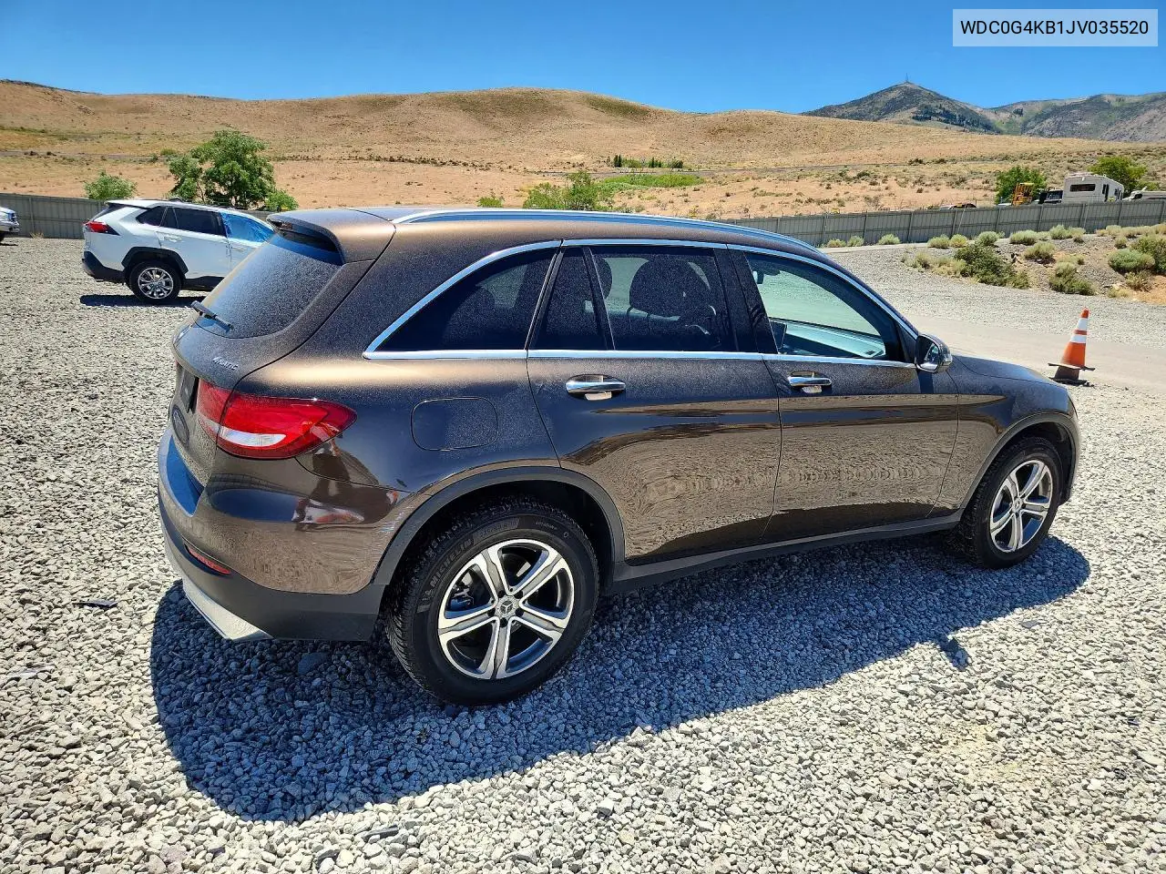 2018 Mercedes-Benz Glc 300 4Matic VIN: WDC0G4KB1JV035520 Lot: 60420786