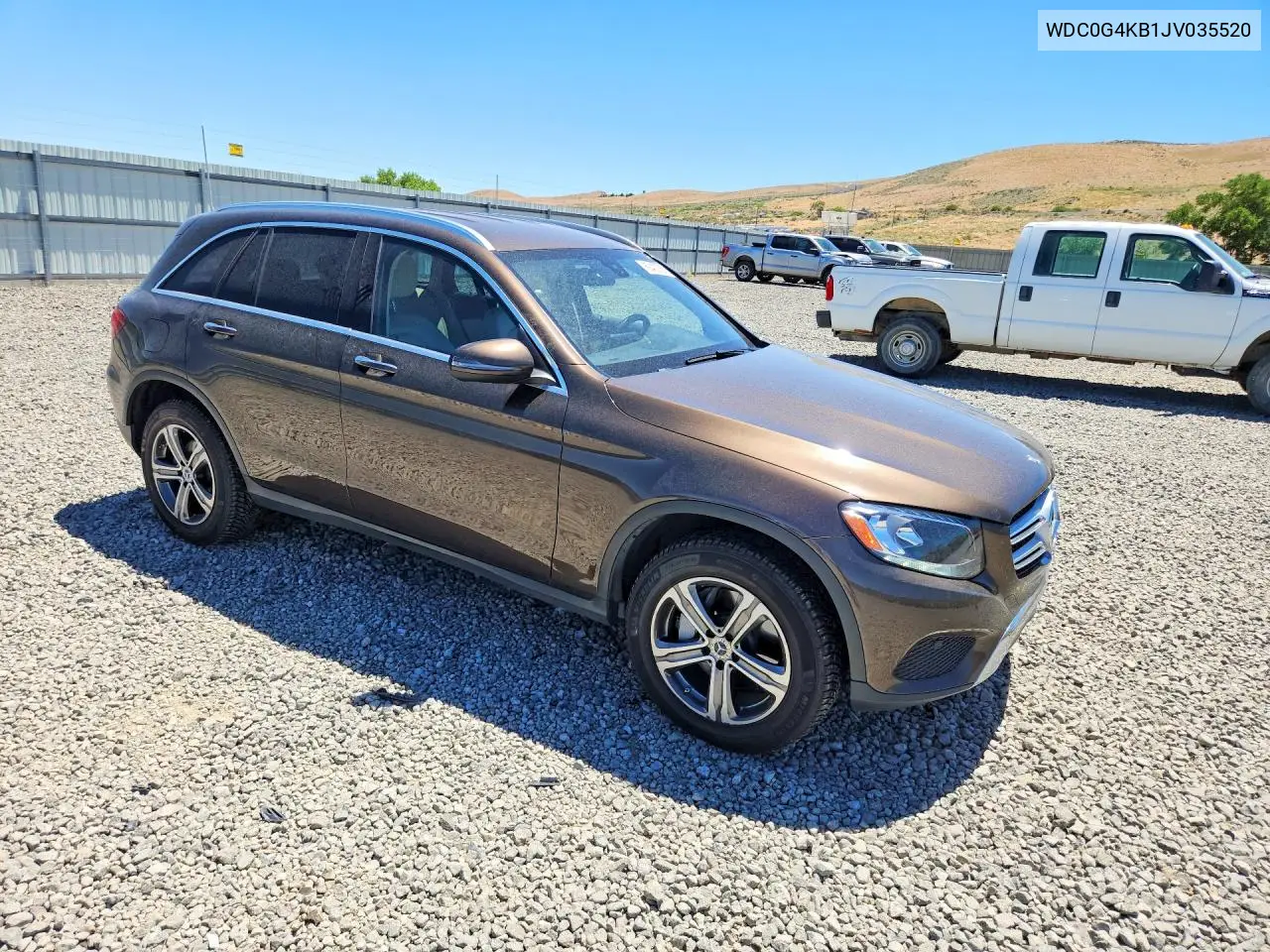 2018 Mercedes-Benz Glc 300 4Matic VIN: WDC0G4KB1JV035520 Lot: 60420786
