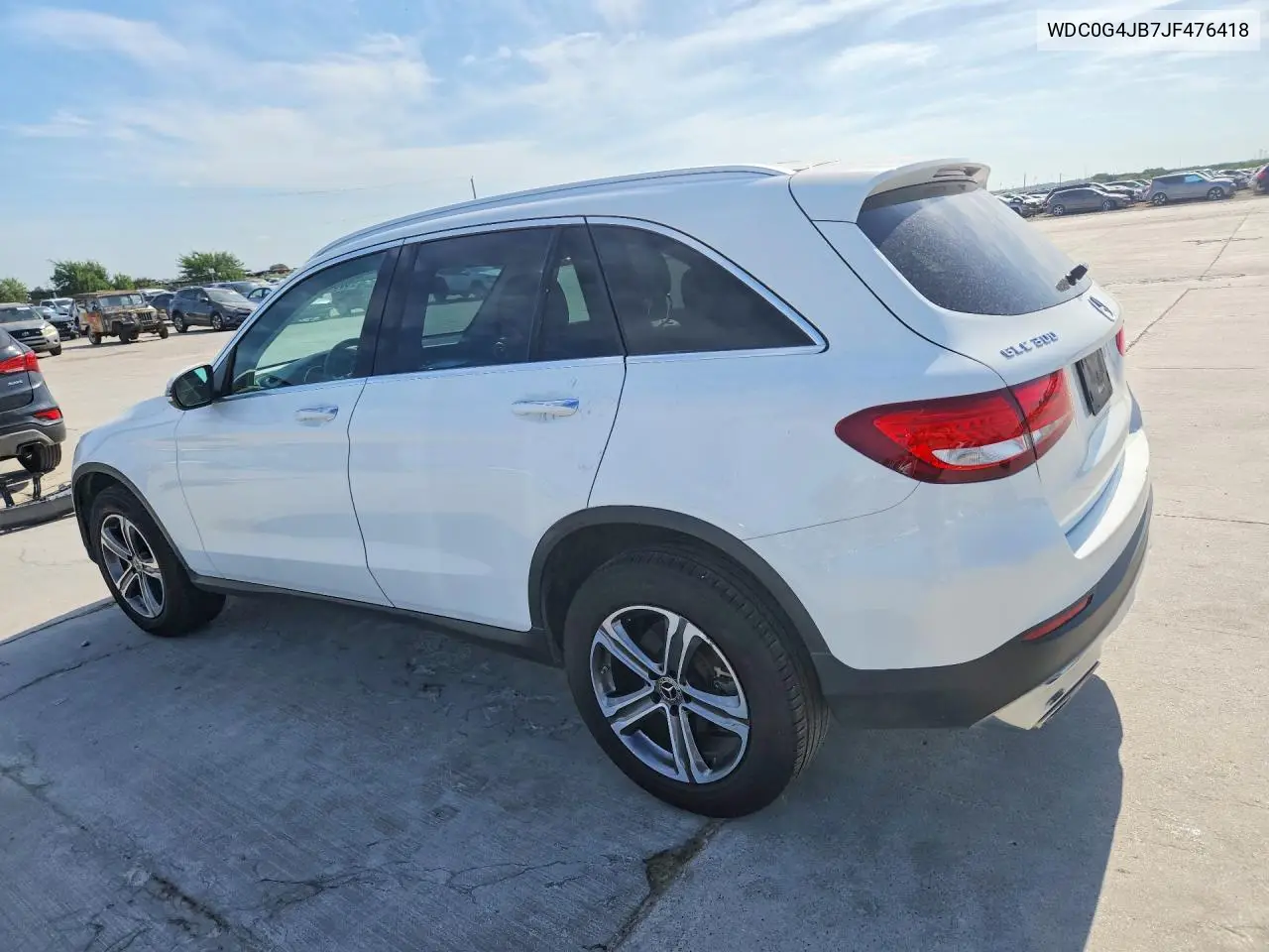 2018 Mercedes-Benz Glc 300 VIN: WDC0G4JB7JF476418 Lot: 60669986