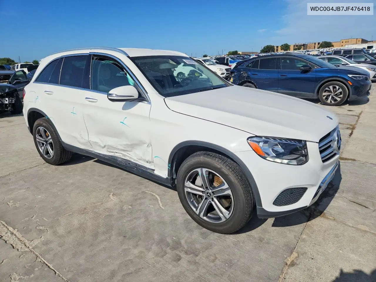 2018 Mercedes-Benz Glc 300 VIN: WDC0G4JB7JF476418 Lot: 60669986