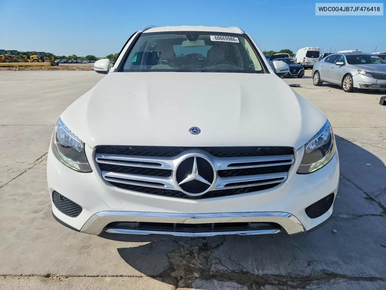 2018 Mercedes-Benz Glc 300 VIN: WDC0G4JB7JF476418 Lot: 60669986