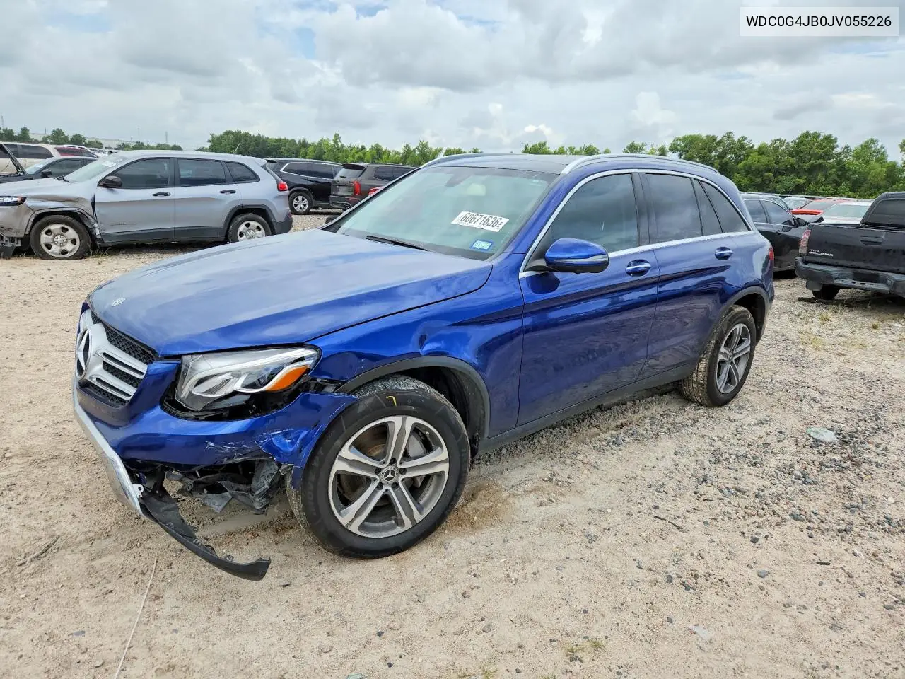 2018 Mercedes-Benz Glc 300 VIN: WDC0G4JB0JV055226 Lot: 60671636