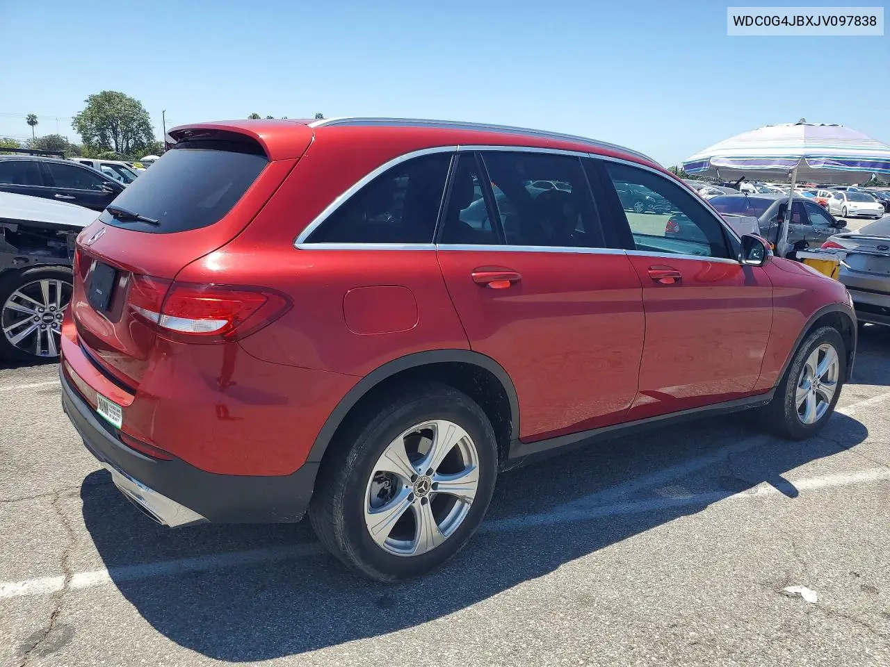 2018 Mercedes-Benz Glc 300 VIN: WDC0G4JBXJV097838 Lot: 60814146