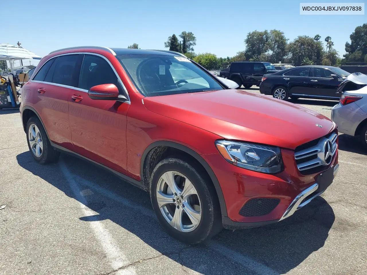 2018 Mercedes-Benz Glc 300 VIN: WDC0G4JBXJV097838 Lot: 60814146