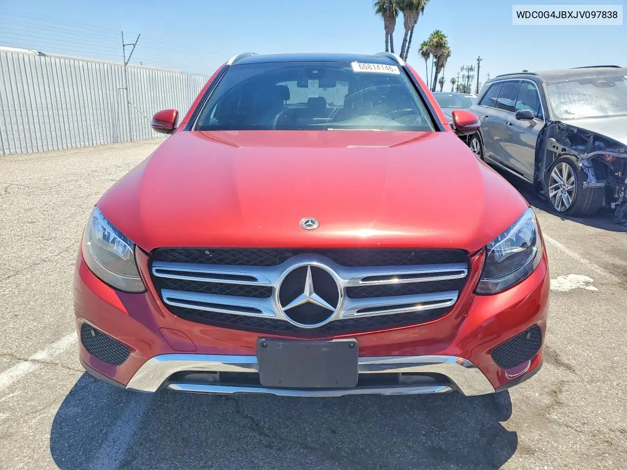 2018 Mercedes-Benz Glc 300 VIN: WDC0G4JBXJV097838 Lot: 60814146