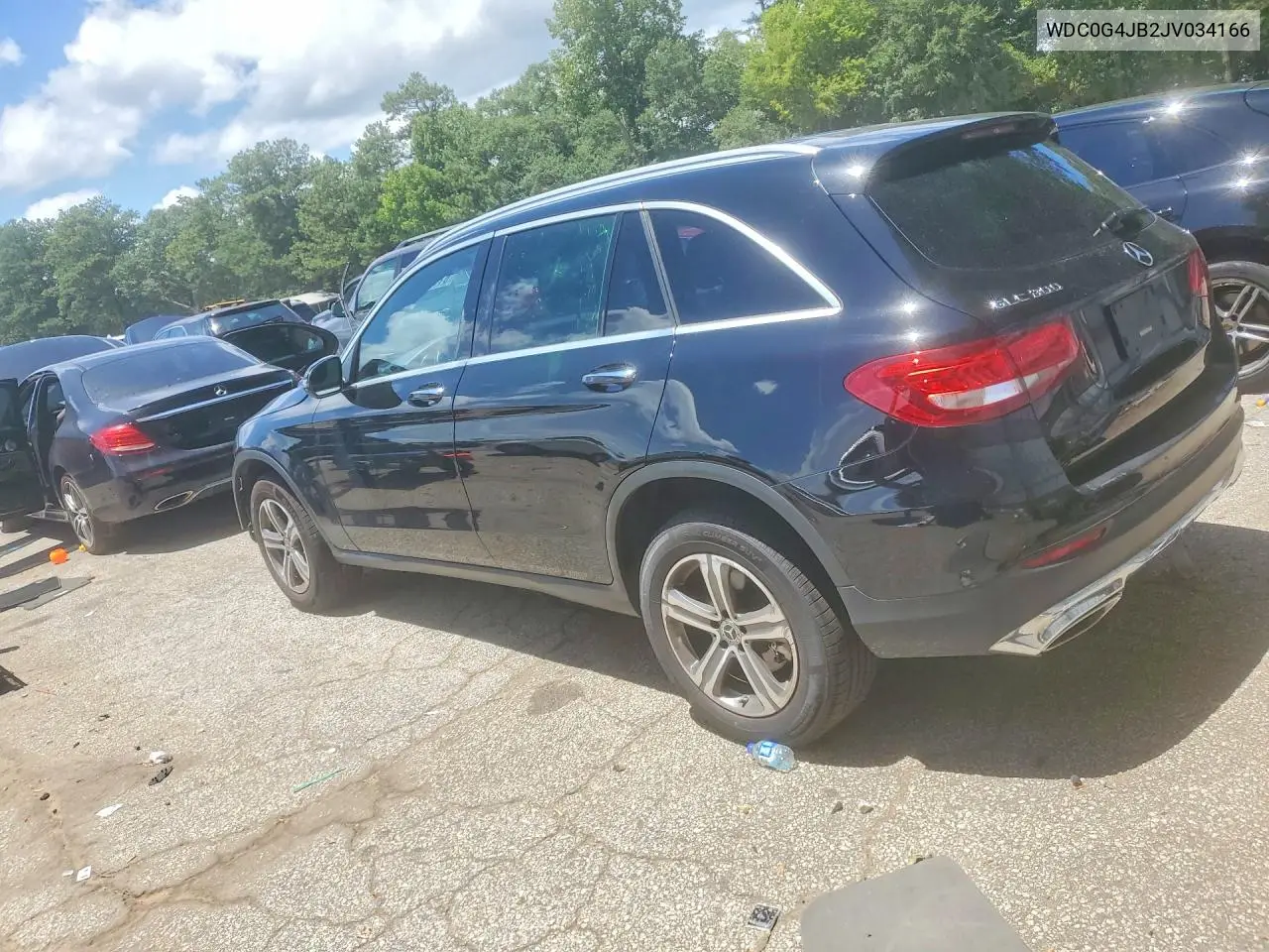 2018 Mercedes-Benz Glc 300 VIN: WDC0G4JB2JV034166 Lot: 61140176