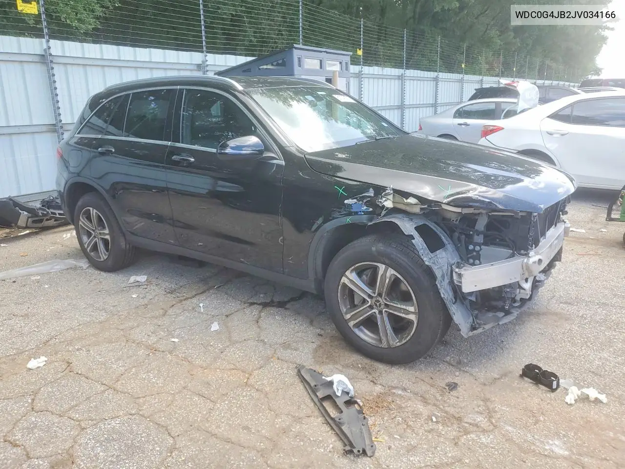 2018 Mercedes-Benz Glc 300 VIN: WDC0G4JB2JV034166 Lot: 61140176