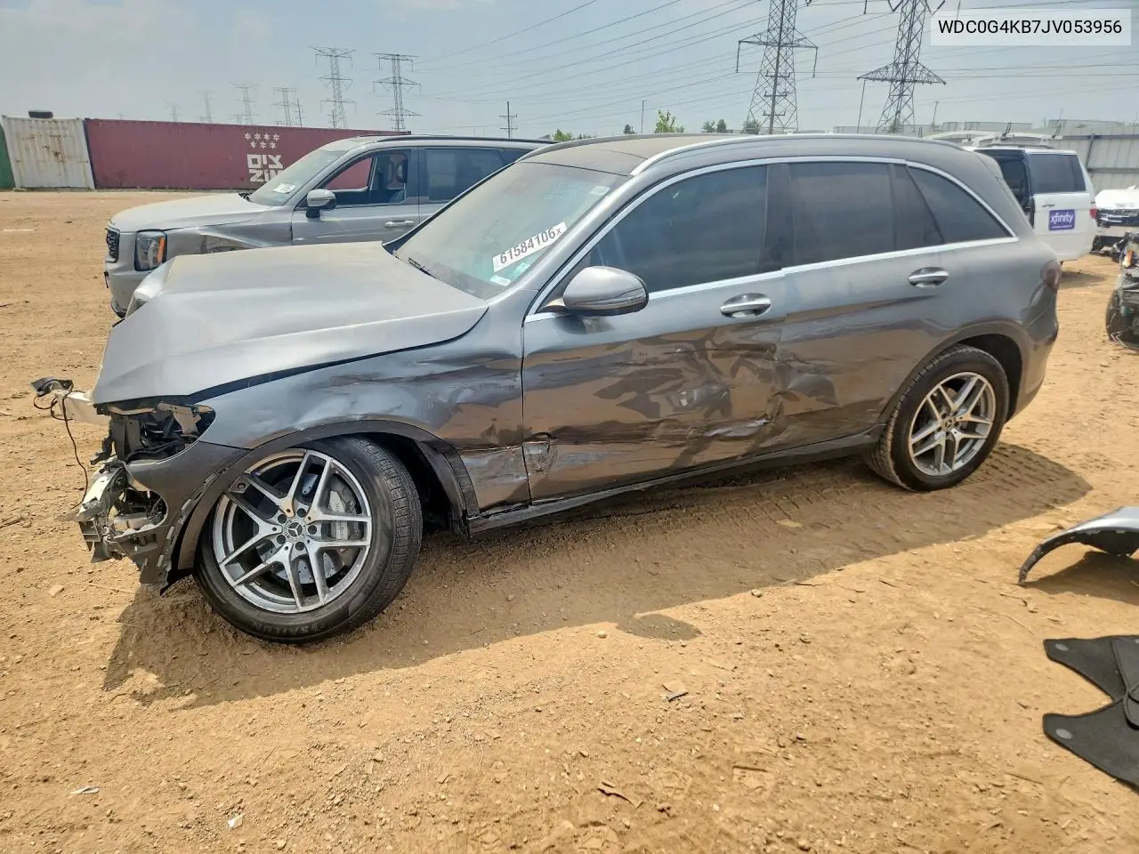 2018 Mercedes-Benz Glc 300 4Matic VIN: WDC0G4KB7JV053956 Lot: 61584106