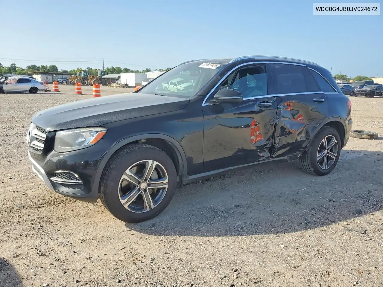 2018 Mercedes-Benz Glc 300 VIN: WDC0G4JB0JV024672 Lot: 61607426
