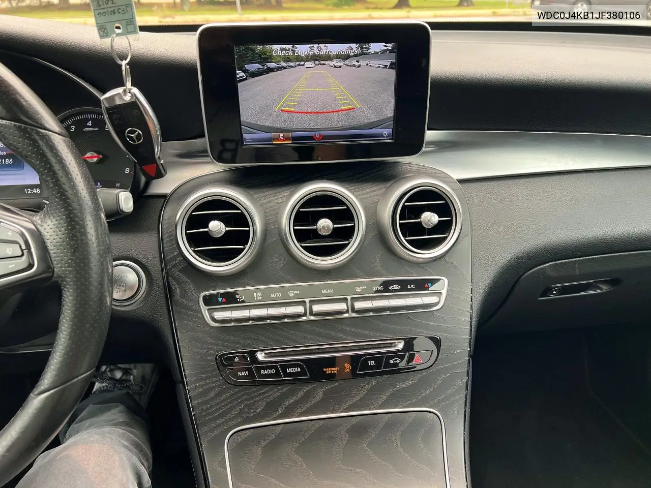 2018 Merz Glc Coupe VIN: WDC0J4KB1JF380106 Lot: 61611286