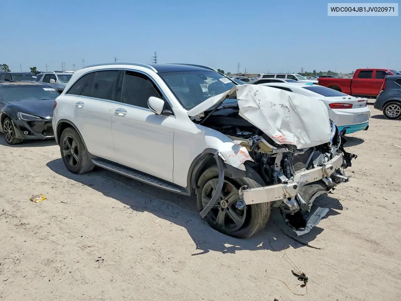 2018 Mercedes-Benz Glc 300 VIN: WDC0G4JB1JV020971 Lot: 61921736