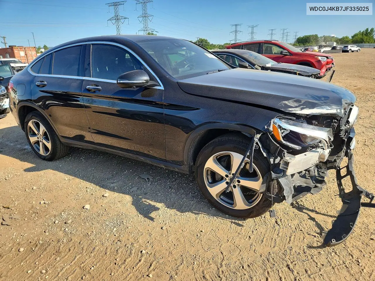 2018 Mercedes-Benz Glc Coupe 300 4Matic VIN: WDC0J4KB7JF335025 Lot: 62061726