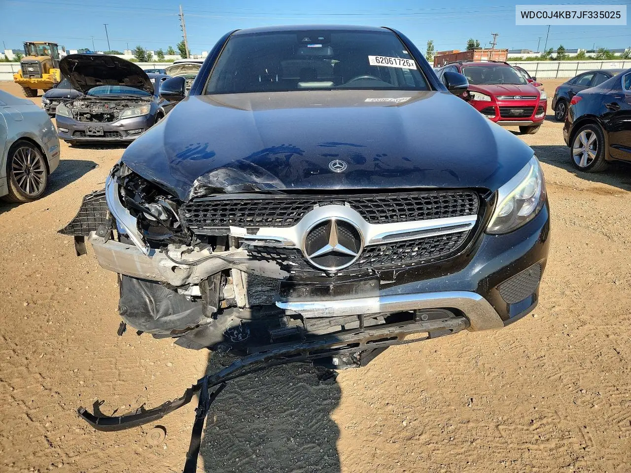 2018 Mercedes-Benz Glc Coupe 300 4Matic VIN: WDC0J4KB7JF335025 Lot: 62061726