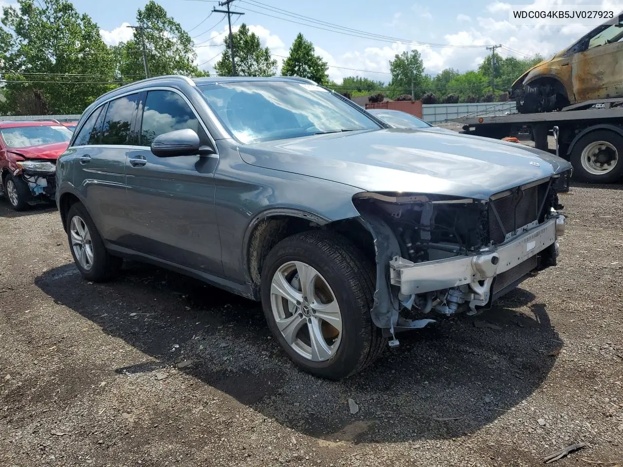 2018 Mercedes-Benz Glc 300 4Matic VIN: WDC0G4KB5JV027923 Lot: 62155476