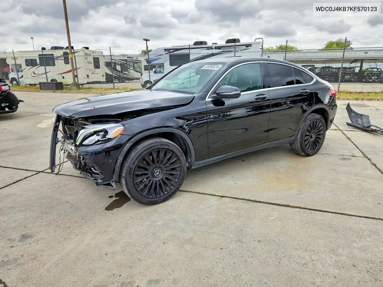 2019 Mercedes-Benz Glc Coupe 300 4Matic VIN: WDC0J4KB7KF570123 Lot: 55360626