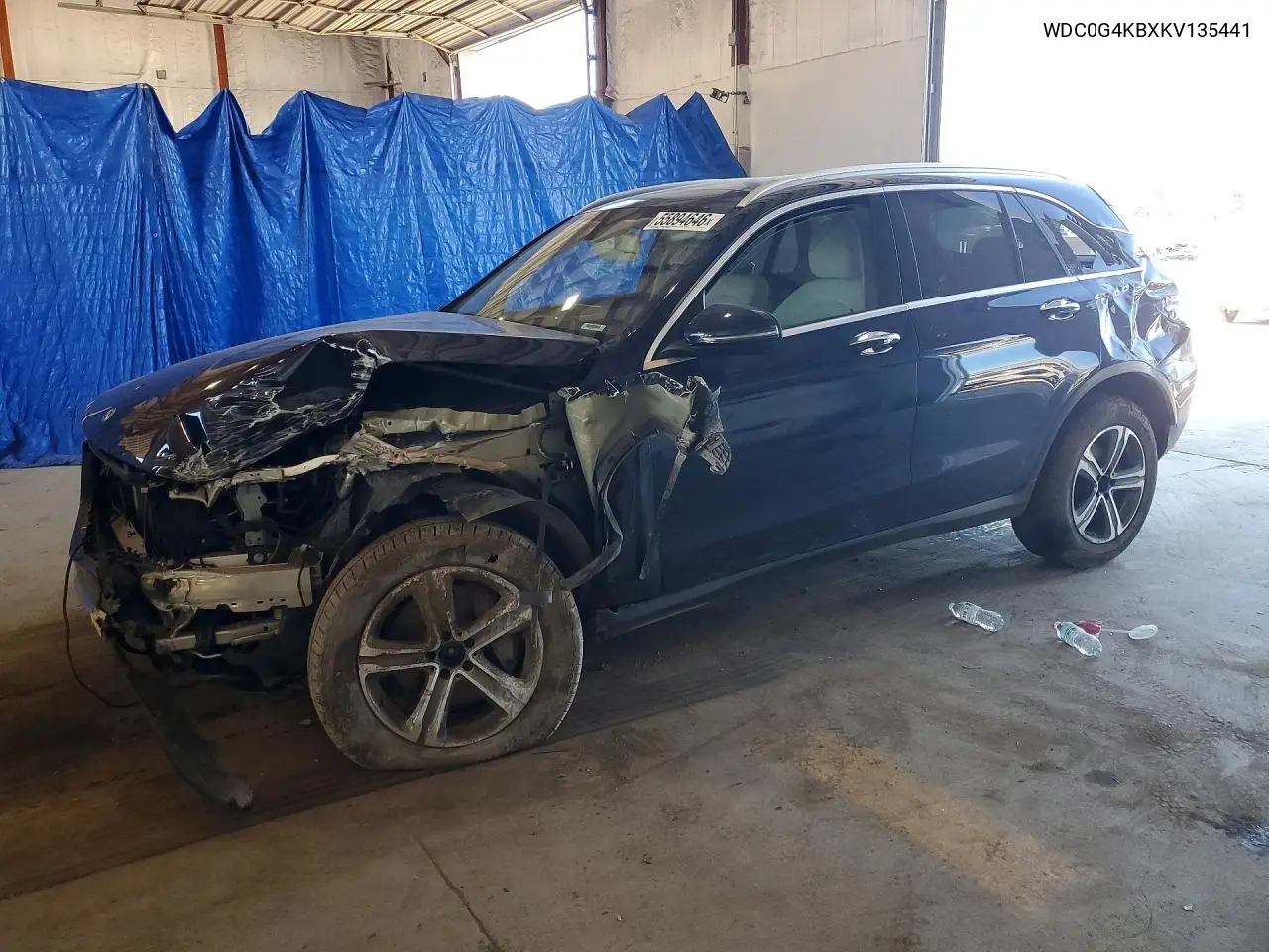 2019 Mercedes-Benz Glc 300 4Matic VIN: WDC0G4KBXKV135441 Lot: 55894646