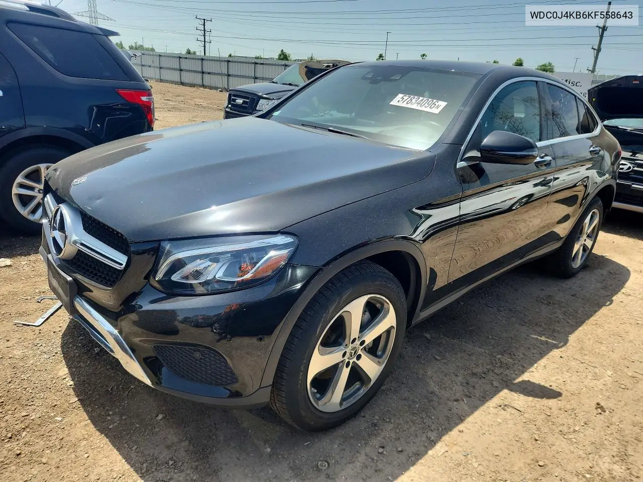 2019 Mercedes-Benz Glc Coupe 300 4Matic VIN: WDC0J4KB6KF558643 Lot: 57834096