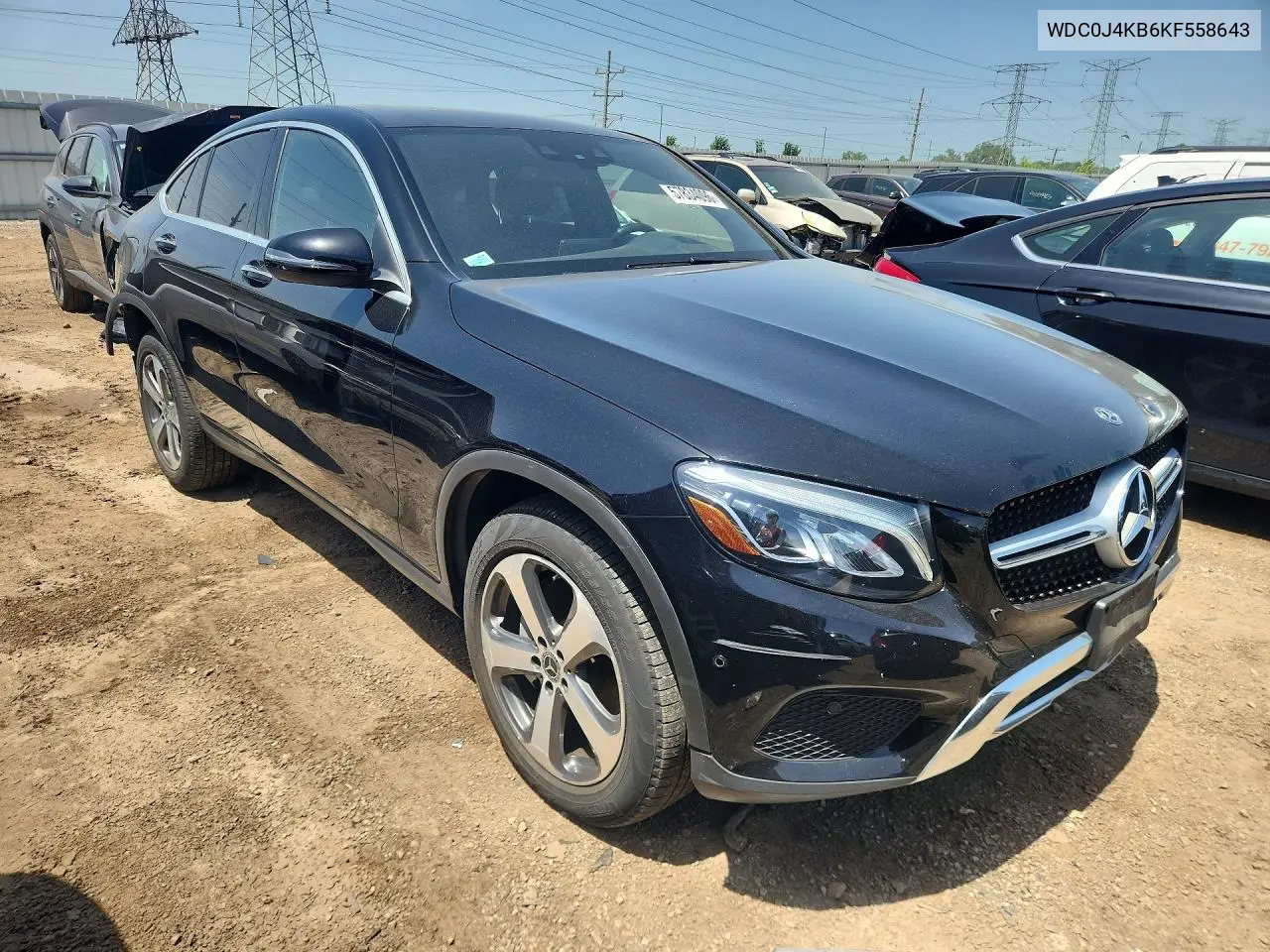 2019 Mercedes-Benz Glc Coupe 300 4Matic VIN: WDC0J4KB6KF558643 Lot: 57834096