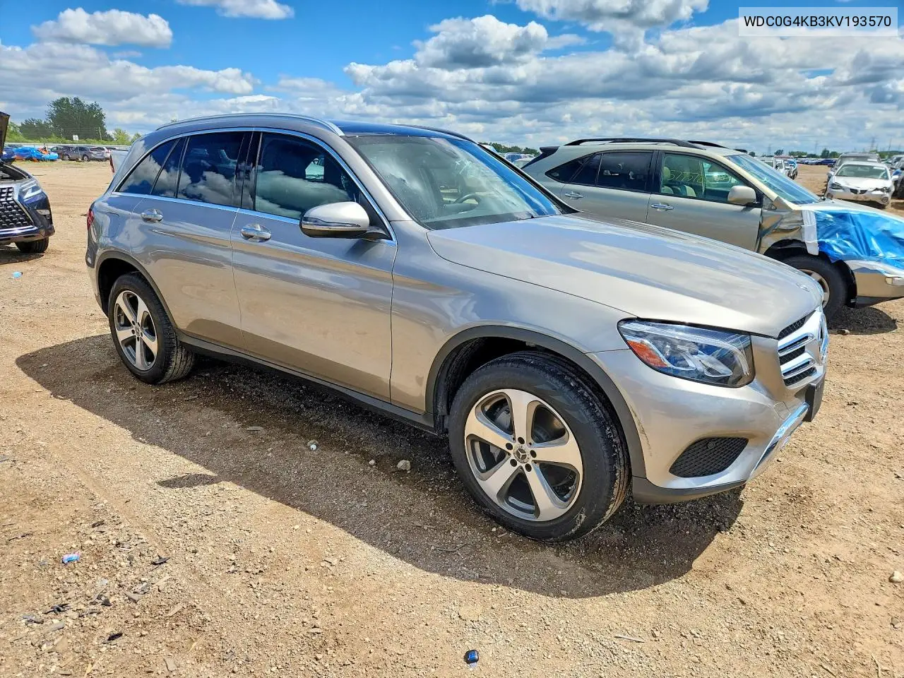 2019 Mercedes-Benz Glc 300 4Matic VIN: WDC0G4KB3KV193570 Lot: 57891276