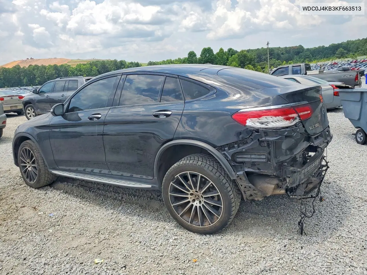 2019 Mercedes-Benz Glc Coupe 300 4Matic VIN: WDC0J4KB3KF663513 Lot: 59142076