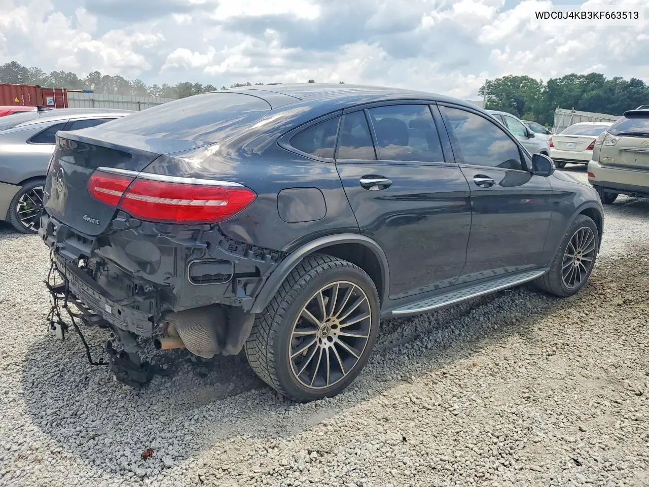 2019 Mercedes-Benz Glc Coupe 300 4Matic VIN: WDC0J4KB3KF663513 Lot: 59142076