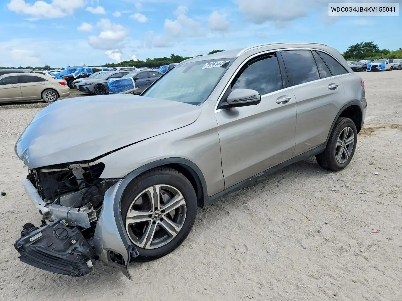 2019 Mercedes-Benz Glc 300 VIN: WDC0G4JB4KV155041 Lot: 59261446