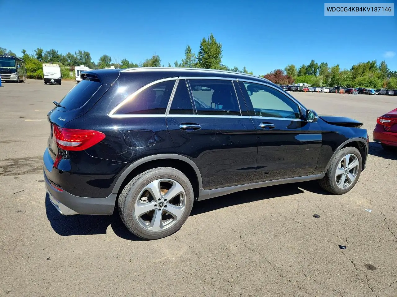 2019 Mercedes-Benz Glc 300 4Matic VIN: WDC0G4KB4KV187146 Lot: 59358336