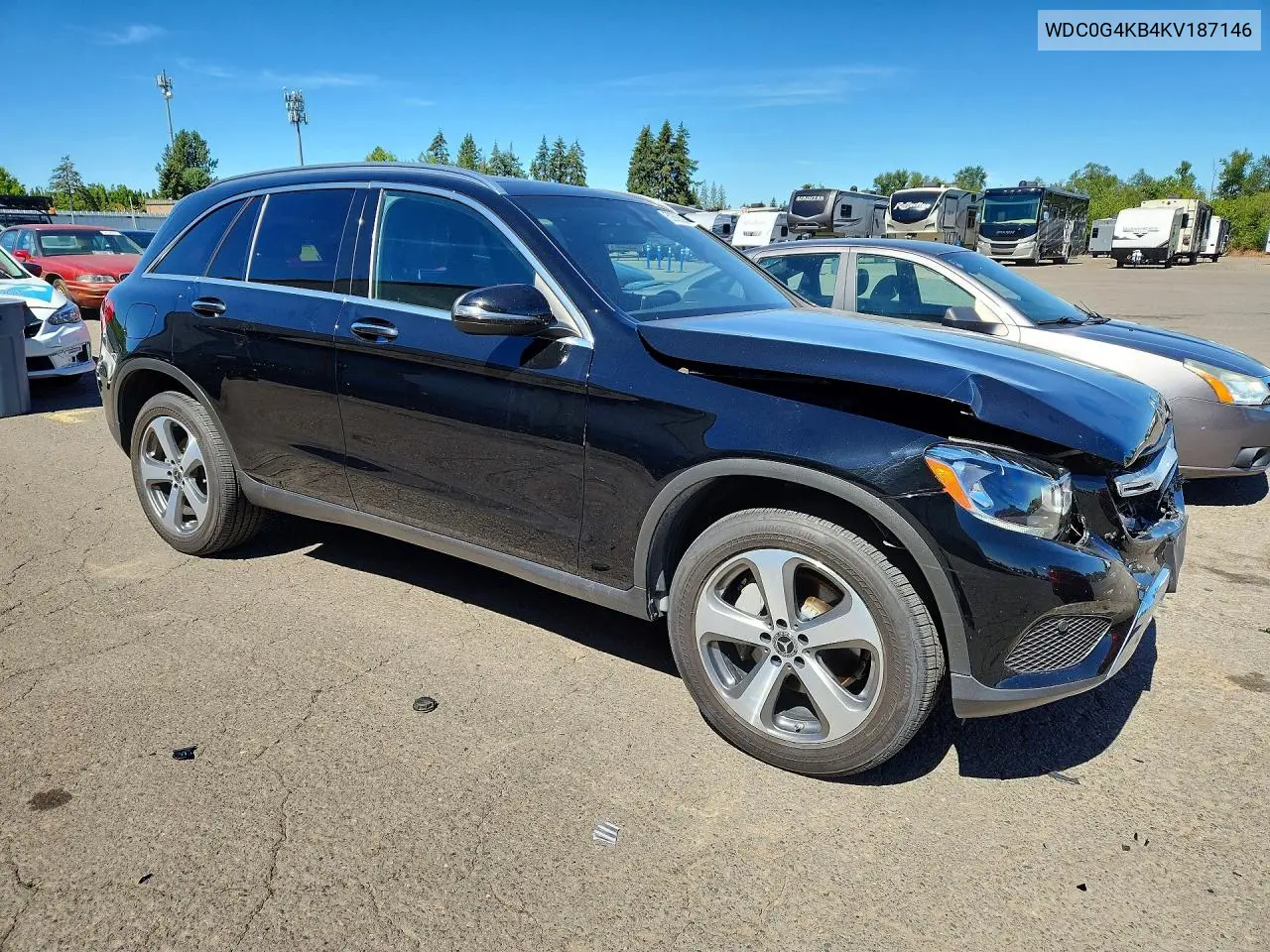 2019 Mercedes-Benz Glc 300 4Matic VIN: WDC0G4KB4KV187146 Lot: 59358336