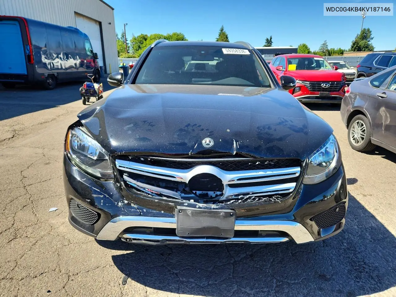 2019 Mercedes-Benz Glc 300 4Matic VIN: WDC0G4KB4KV187146 Lot: 59358336