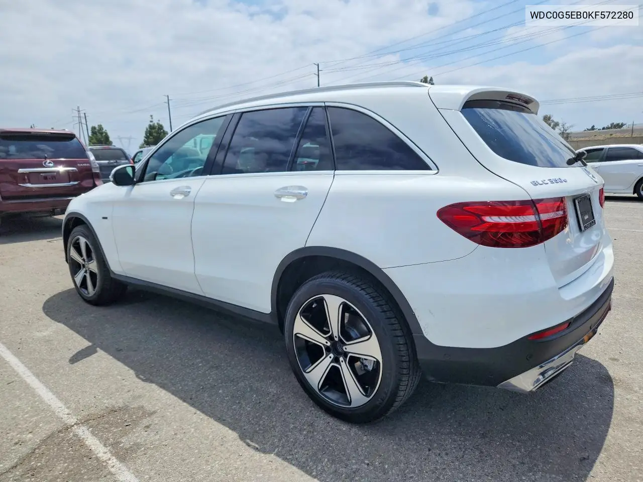 2019 Mercedes-Benz Glc 350E VIN: WDC0G5EB0KF572280 Lot: 59556636