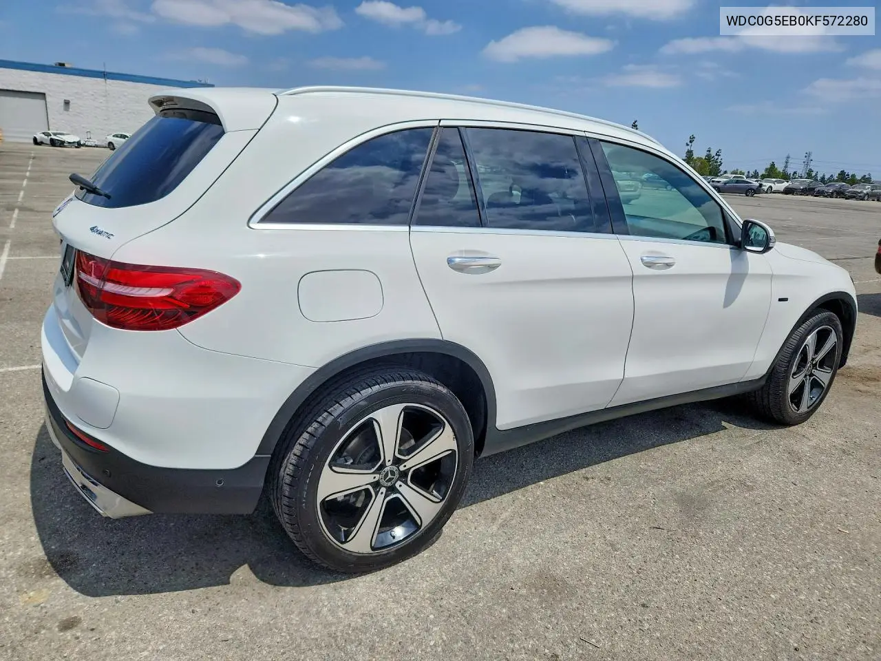 2019 Mercedes-Benz Glc 350E VIN: WDC0G5EB0KF572280 Lot: 59556636