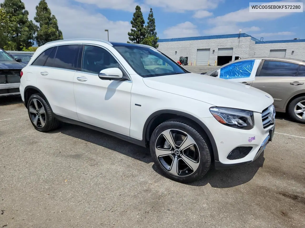 2019 Mercedes-Benz Glc 350E VIN: WDC0G5EB0KF572280 Lot: 59556636