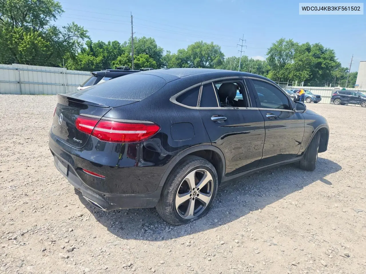 2019 Mercedes-Benz Glc Coupe 300 4Matic VIN: WDC0J4KB3KF561502 Lot: 59650356