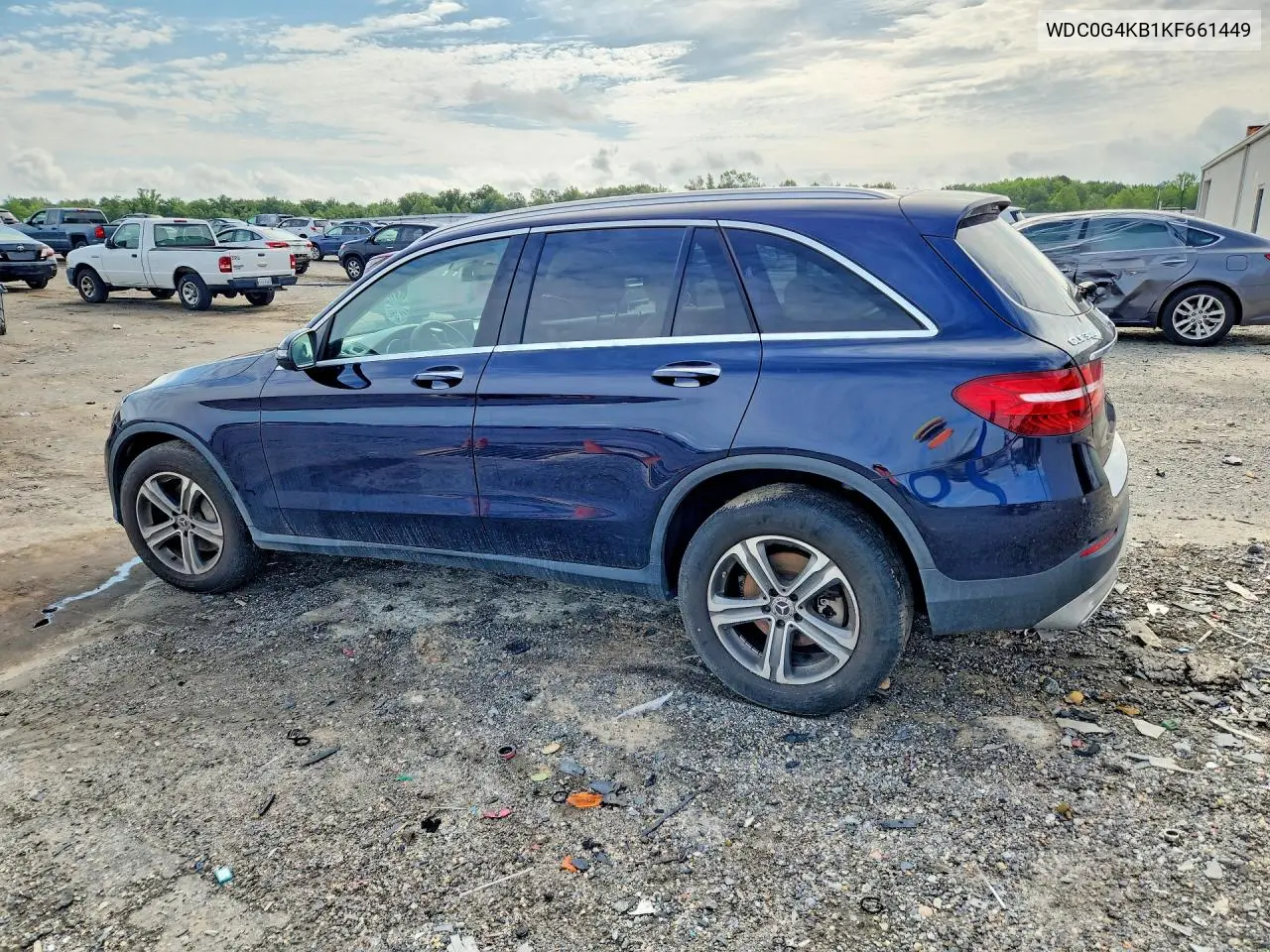 2019 Mercedes-Benz Glc 300 4Matic VIN: WDC0G4KB1KF661449 Lot: 59826946